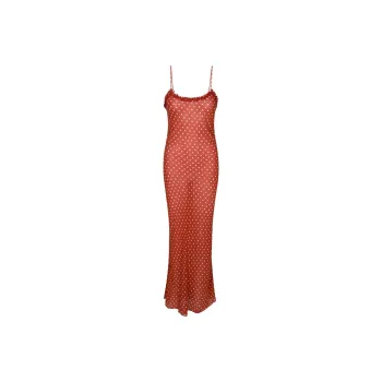 Realisation Par FW24 The Esmé Slip Dresses Women's Rouge Spot Rouge Spots