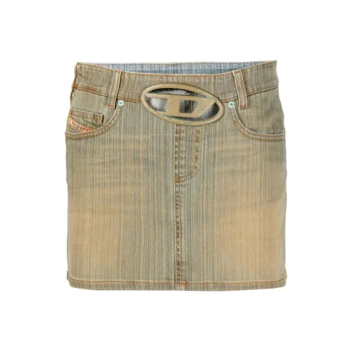 DIESEL Casual Short Skirts Women's Blue