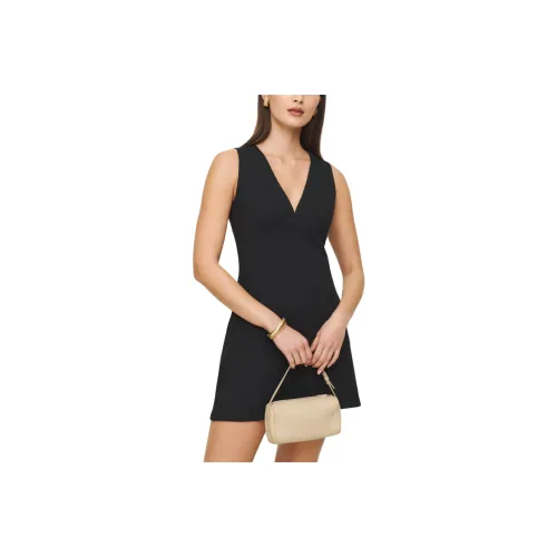 REFORMATION Bowie Knit Dress Sleeveless Dress Women's Black