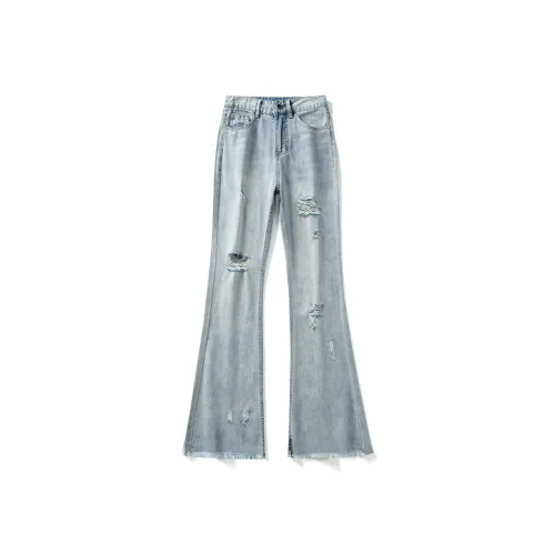 Wen Shan Jeans Women's Light Blue