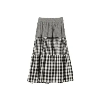 Beams Casual Long Skirts Women's Black
