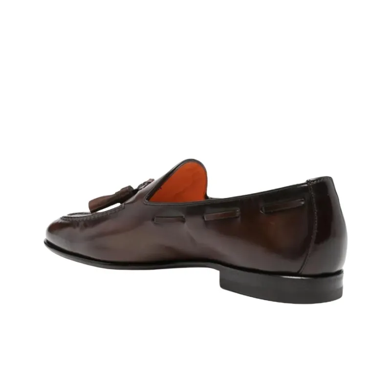 Santoni Leather Loafers-3