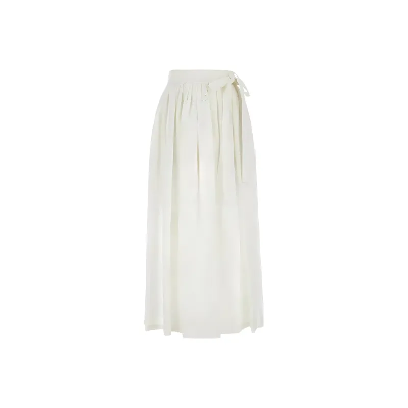 Chloé Tie Waisted Midi Skirt-0
