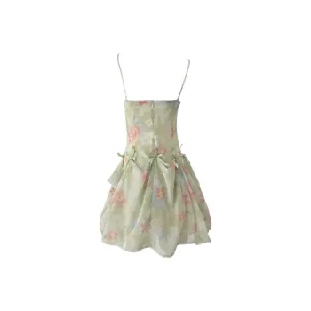 ABBY GODDESS Slip Dress Women's Green Grape
