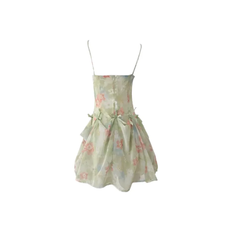 ABBY GODDESS Slip Dress Women's Green Grape-0