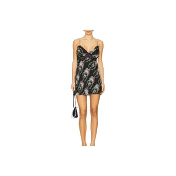 LOVESHACKFANCY Rose intarsia Midi Skirt