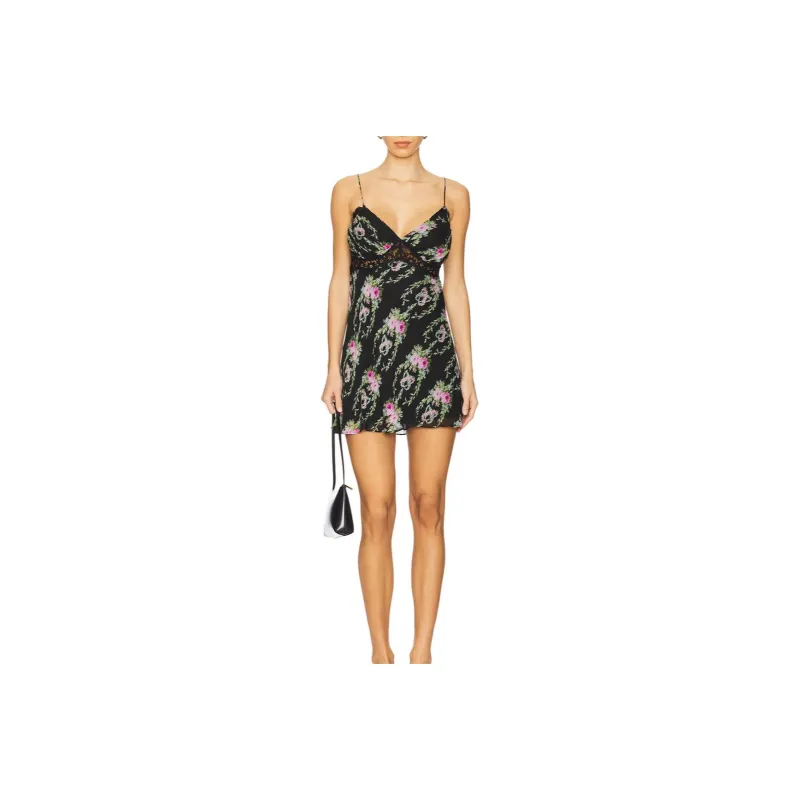 LOVESHACKFANCY Rose intarsia Midi Skirt-0