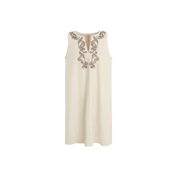 PAZZO Sleeveless Dress Women's Almond Tea