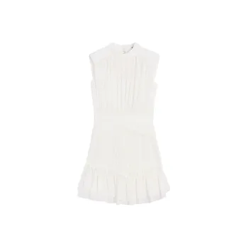 Bebe SS24 Sleeveless Dress Women's Ecru
