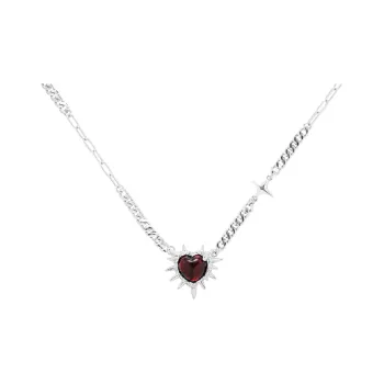KING OF BLING Alloy Plexiglass Glass Necklaces Women's