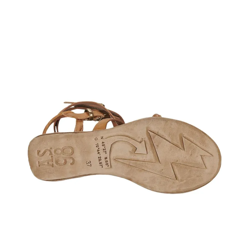 AirStep LAGOS 2.0 BUCKLE Roman Sandals 6cm Women's Brown-6