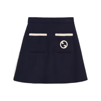 GUCCI Retro Tweed Skirt