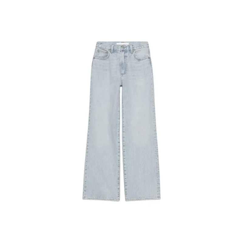 ARITZIA Denim Forum The Farrah Hi-Rise Wide Jean Jeans Women's 15 Years BRL Thr Bleu/Light Blue-0