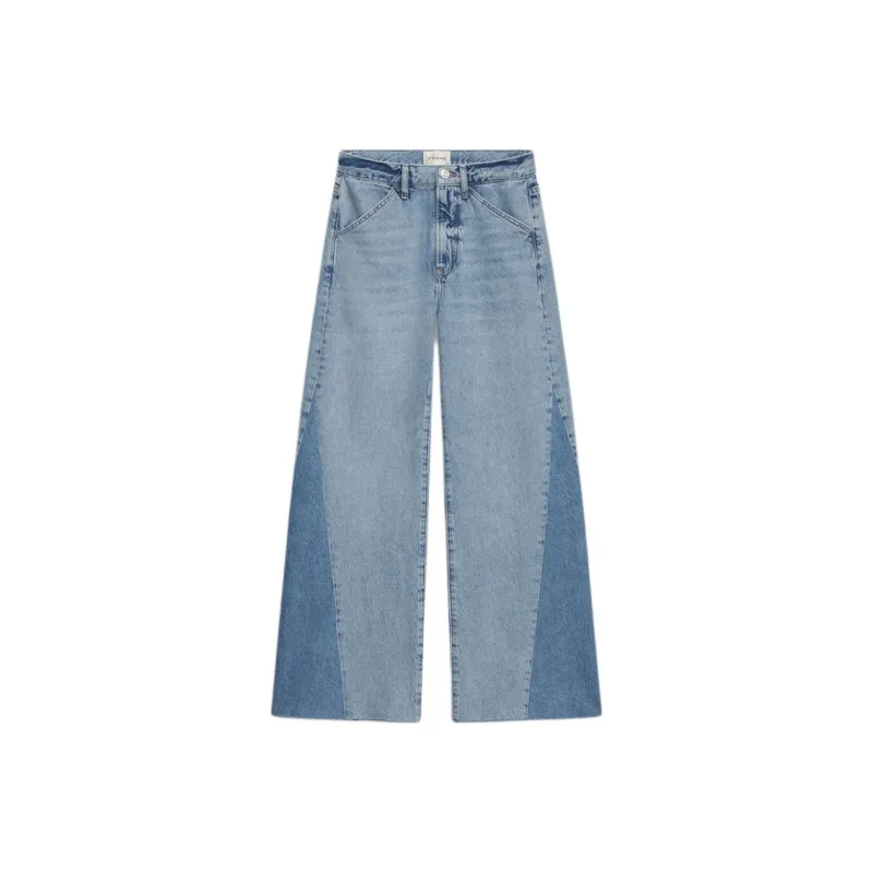 FRAME Baggy Palazzo Jeans-0