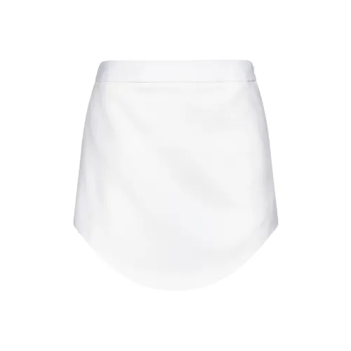CASABLANCA Curved Wool Skirt