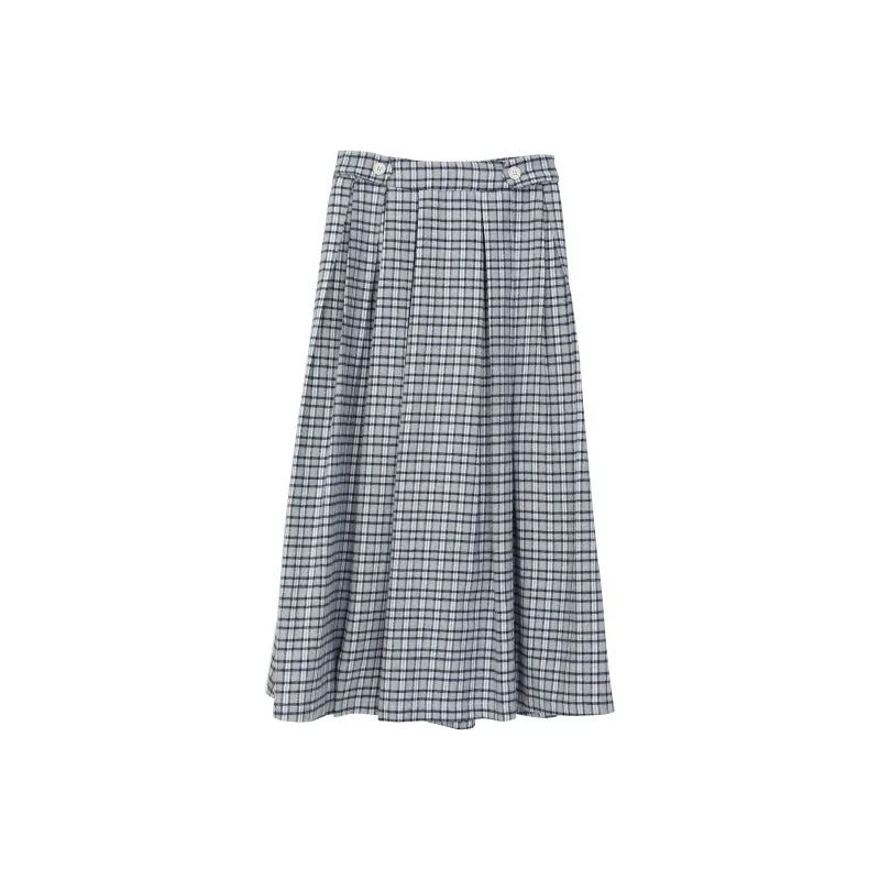 Fstudio Fall And Winter Mid Length Skirt Women's Blue-0