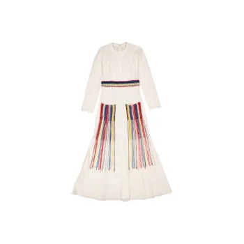 Chloe Long Sleeved Dresses Women's White