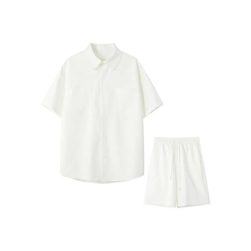 MARK WAFFLE Shirt Matching Set Unisex-0