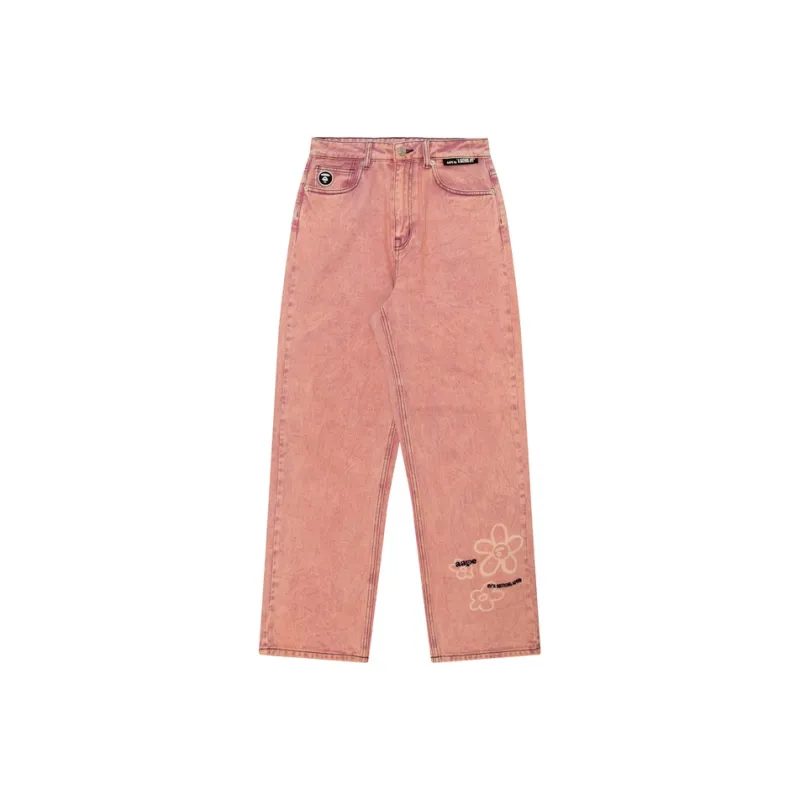 Aape Floral print Straight leg Jeans-0