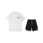 2 Pack (White Top+Black Shorts)