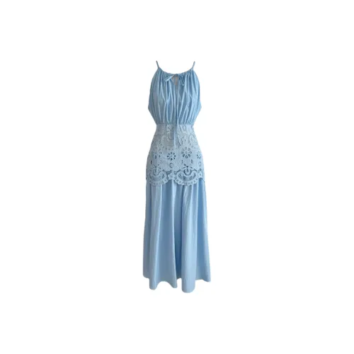 Udon House Slip Dress Women's Blue