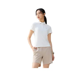 Anta Polo Shirt Women's Papyrus White
