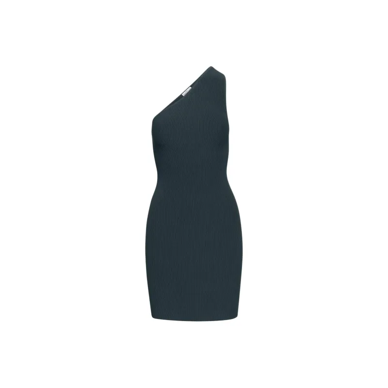 ARITZIA Babaton Sculpt Knit Seven Mini Dress Sleeveless Dress Women's Total Eclipse-0