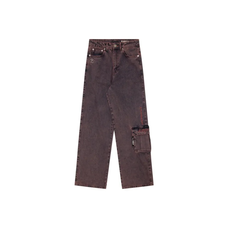 Aape Wide leg Cargo Jeans-0