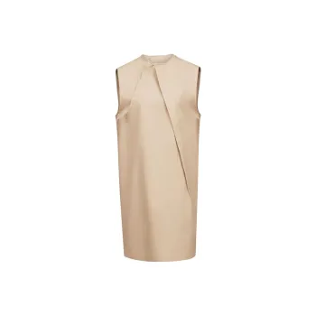 MM6 Maison Margiela Pleat detail Cap Sleeved Dress