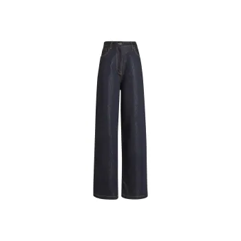 ETRO Stitched Wide Leg Jeans
