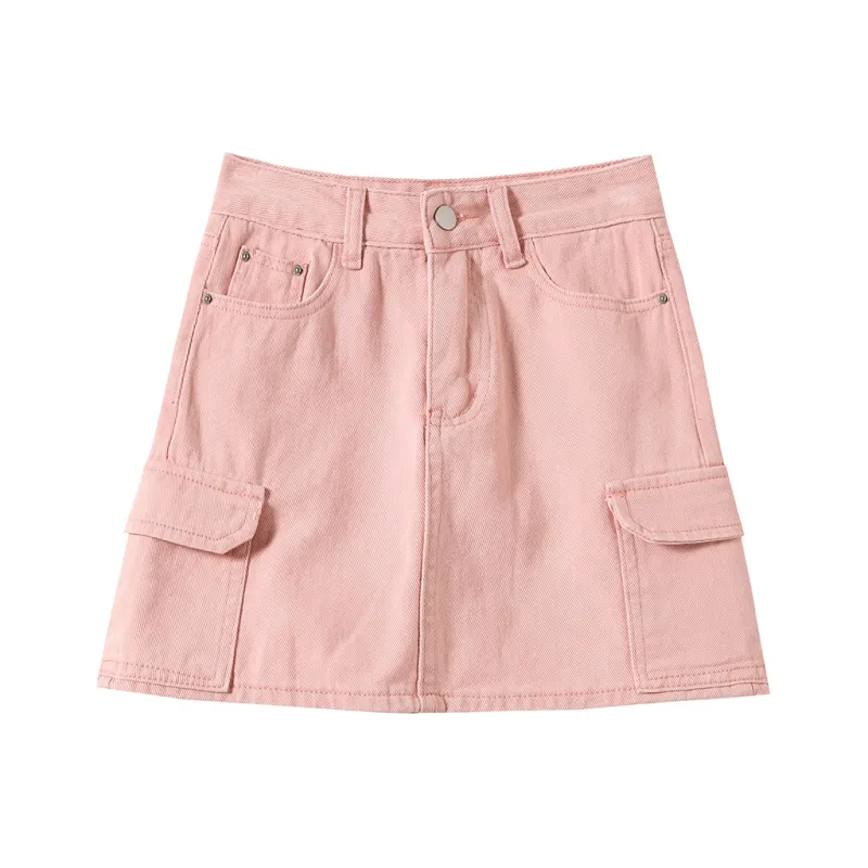 EOFO Denim Short Skirts Women's-1