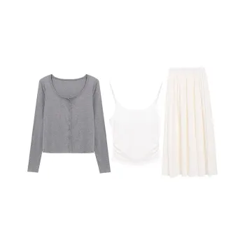 BRASS SCOUT Two Piece Skirt Sets Women's