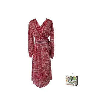OURUOKE Long Sleeved Dresses Women's Red Box Included