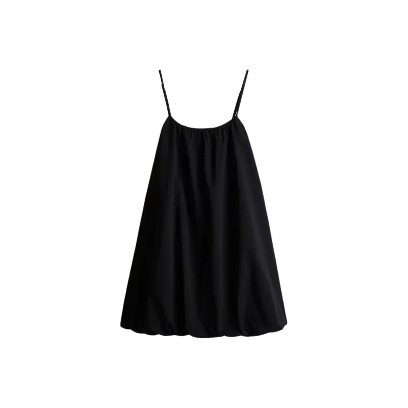 H&M Slip Dresses Women's Black-0