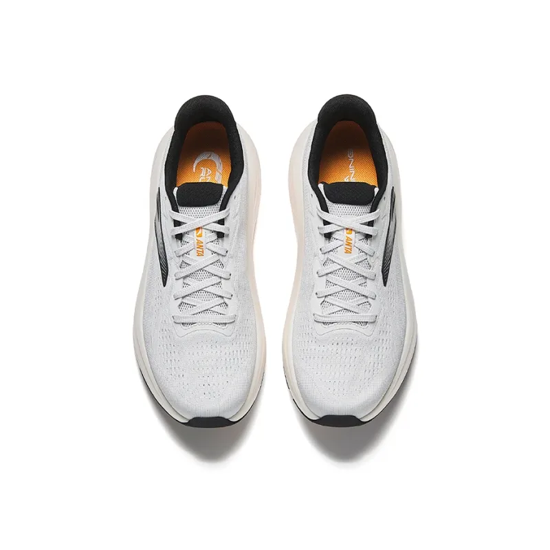 Anta Slip Resistant And Breathable Low Top Casual Running Shoes Men's White Gray-2