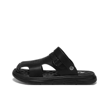 Mulinsen Abrasion Resistant Closed Toe Slippers Men's