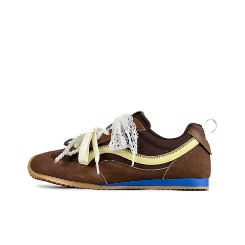 LuzaoT SUPER DRAG Low Top Casual Shoes Women's Brown