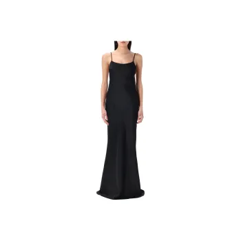 THE ANDAMANE Slip Dress Women's Black