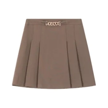Lagogo Casual Short Skirts Women's Coffee U1