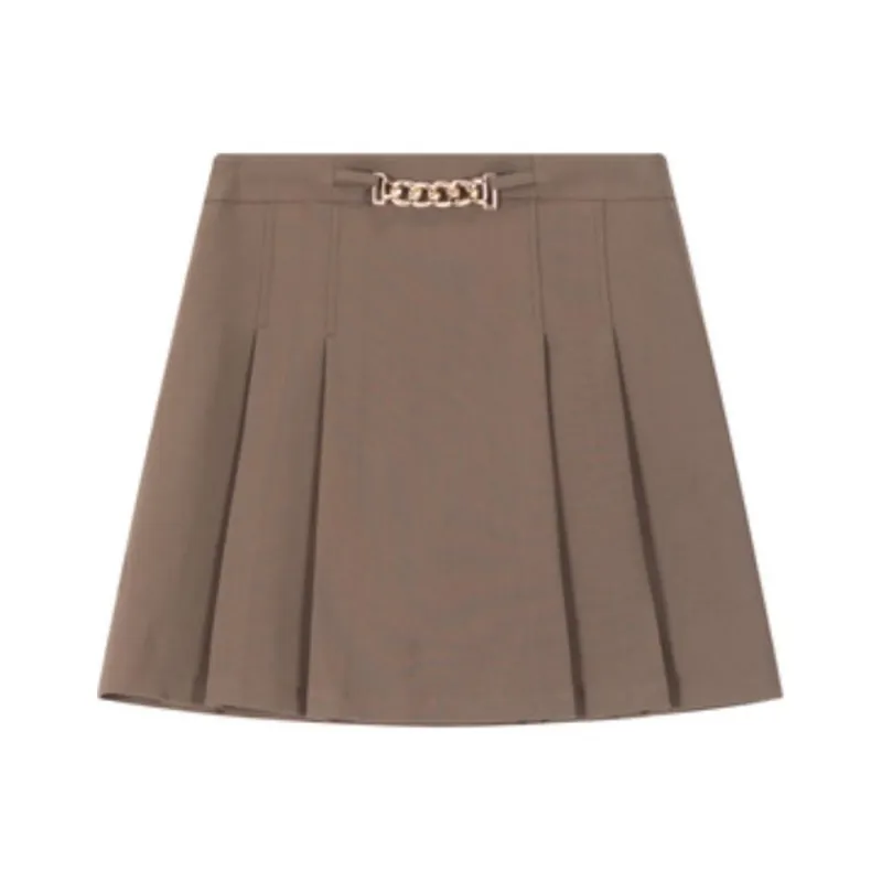 Lagogo Casual Short Skirts Women's Coffee U1-0