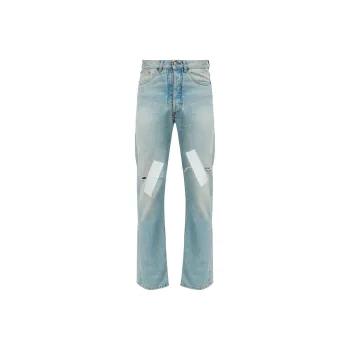 MM6 Maison Margiela Distressed Taped Jeans