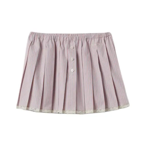 MIU MIU Embroidered Poplin Mini Skirt