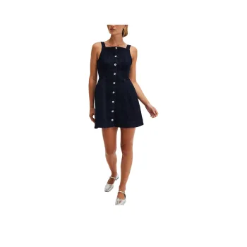 FREE PEOPLE Gimme More Mini Dress Slip Dresses Women's More Rinse/Deep Washable