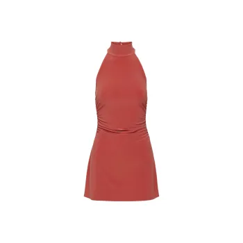 ARITZIA Wilfred Remedy Mini Dress Slip Dresses Women's Barberry Red/Fuzhou Flower Red