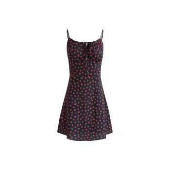 KYKW Slip Dresses Women's Deep Red