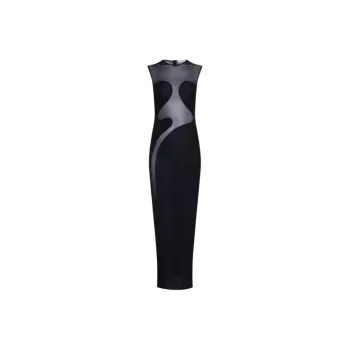 Alaia Semi sheer Maxi Dress