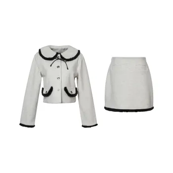 AURORA MUSE Skirt Set Women's Mixed Beige