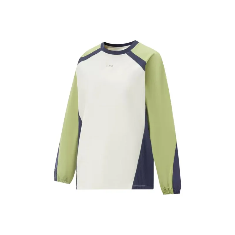 LiNing T Shirt Women's White Green-0
