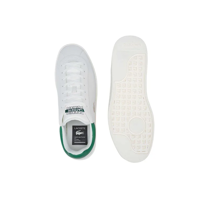LACOSTE Low Top Skateboard Shoes Men's White-3