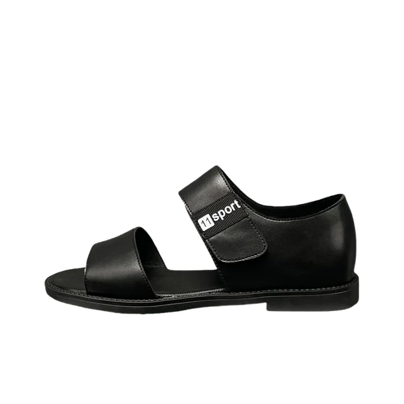 A Fairy Tale Of A Pair Of Shoes One Strap Sandals Black-0